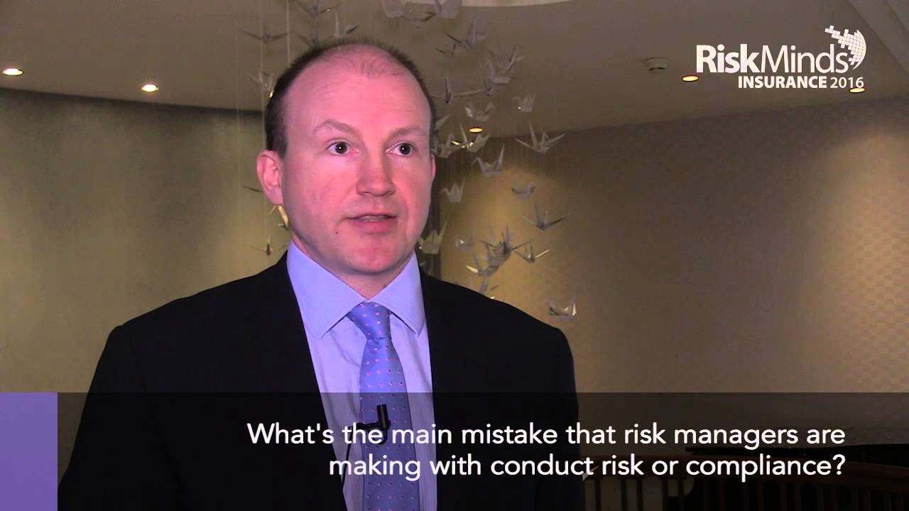 What's the main mistake that risk managers are making with conduct risk and compliance?