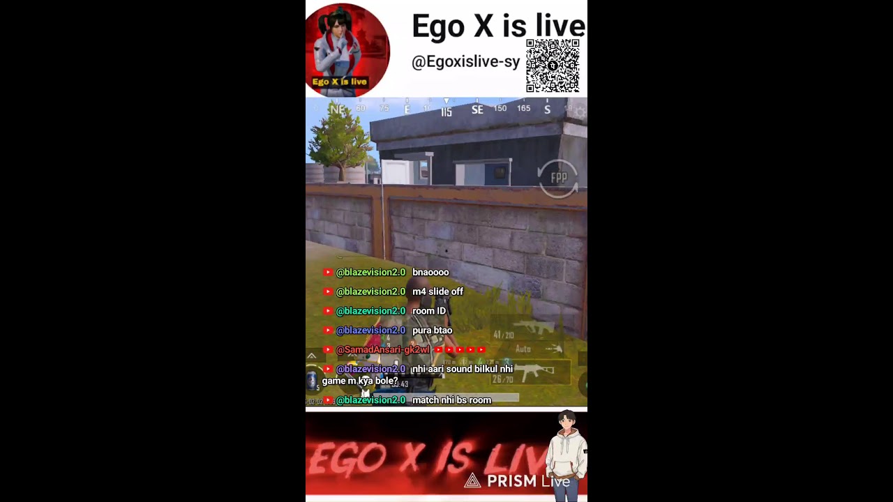 Live streaming of Ego X is live