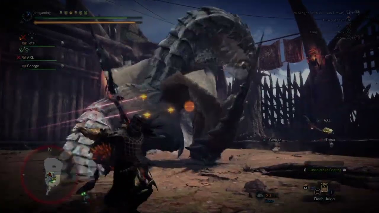Monster Hunter World: Iceborne bow vs Frostfang barioth