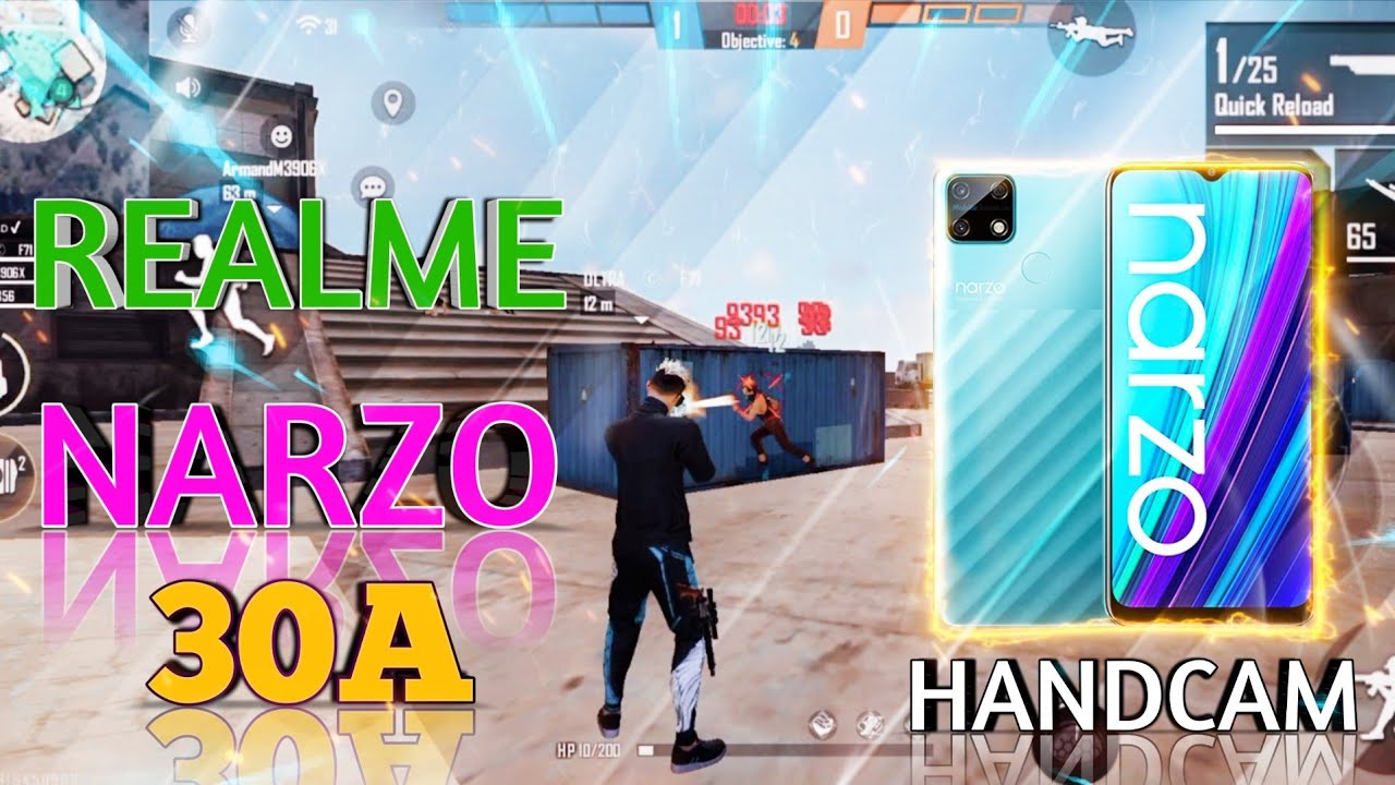 REALME NARZO 30A FREE FIRE GAMING TEST || FULL GRAFIX ULTRA GAMEPLAY HANDCAM ON REALME NARZO 30A🔥🔥🇧🇩