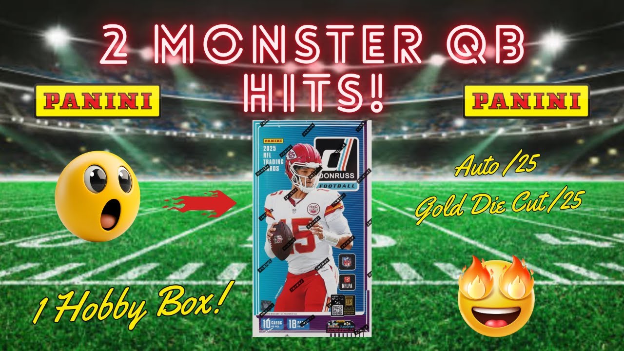 2025 Donruss Football Hobby Box: 💰MASSIVE HITS! 💰