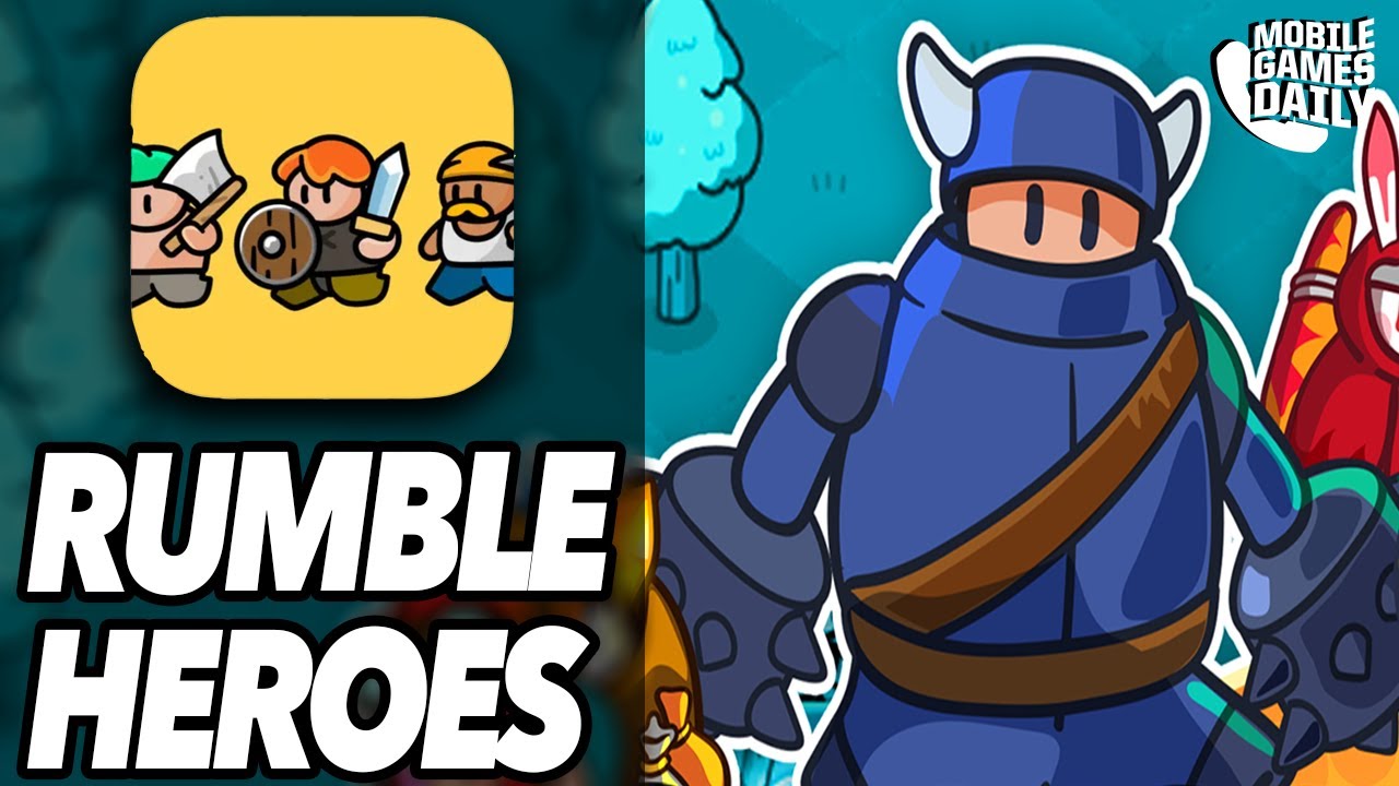 RUMBLE HEROES Adventure RPG - Gameplay Trailer (iOS, Android)