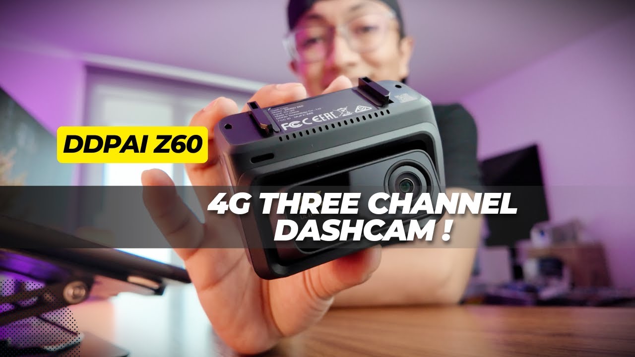 DDPAI Z60 4G Three-channel dashcam can record 3 angle !