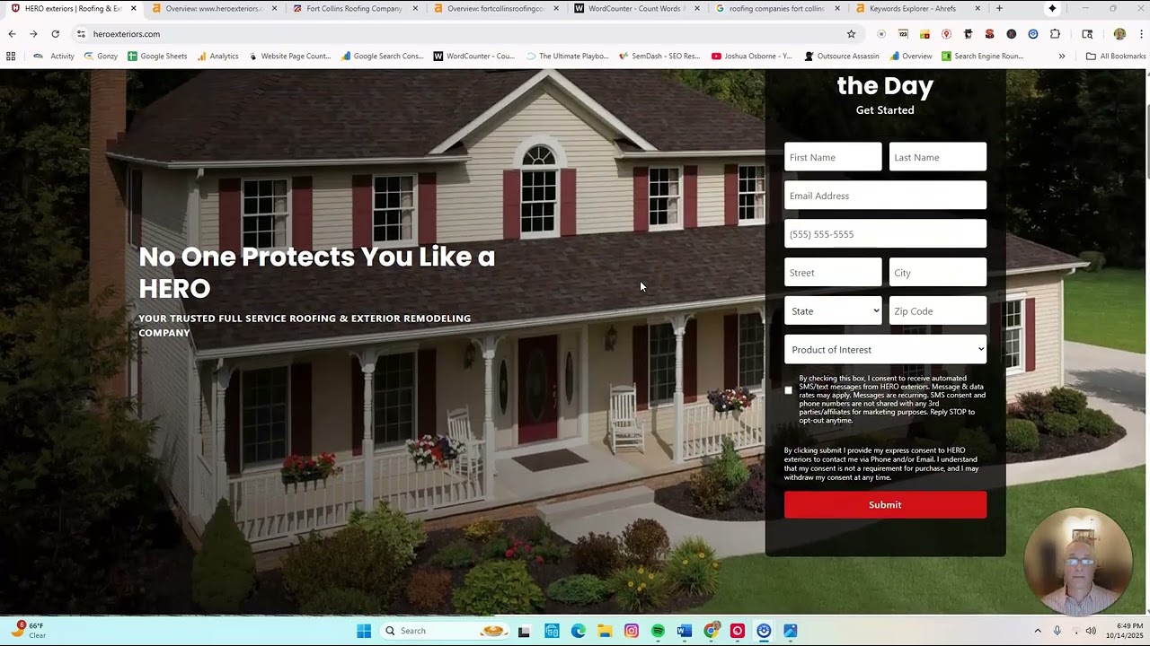 Hero Roofing Website Tips