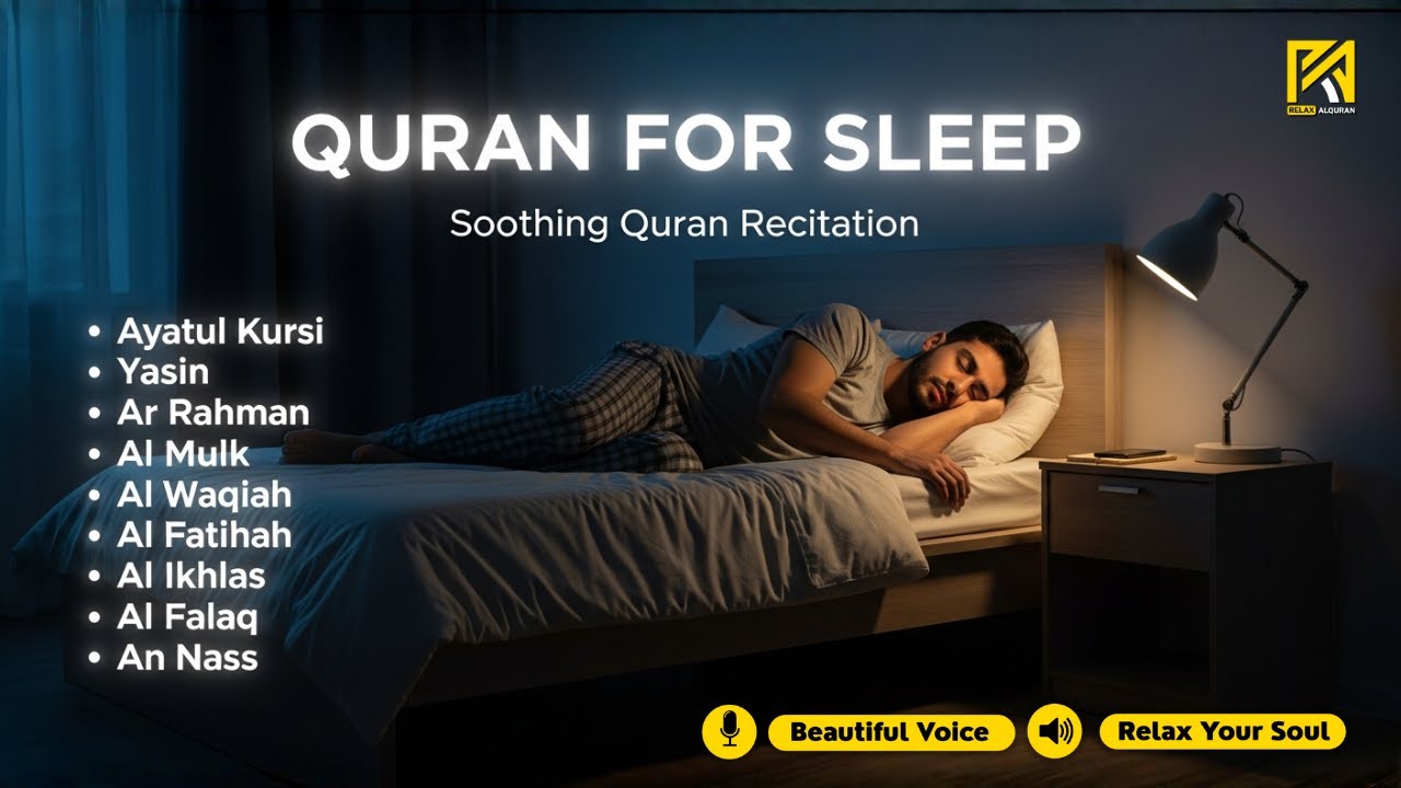 Most Beautiful Quran Recitation For Deep Sleep | Ayat Al-kursi, Yasin ,Ar-rahman ,Al-Waqiah ,Al-mulk