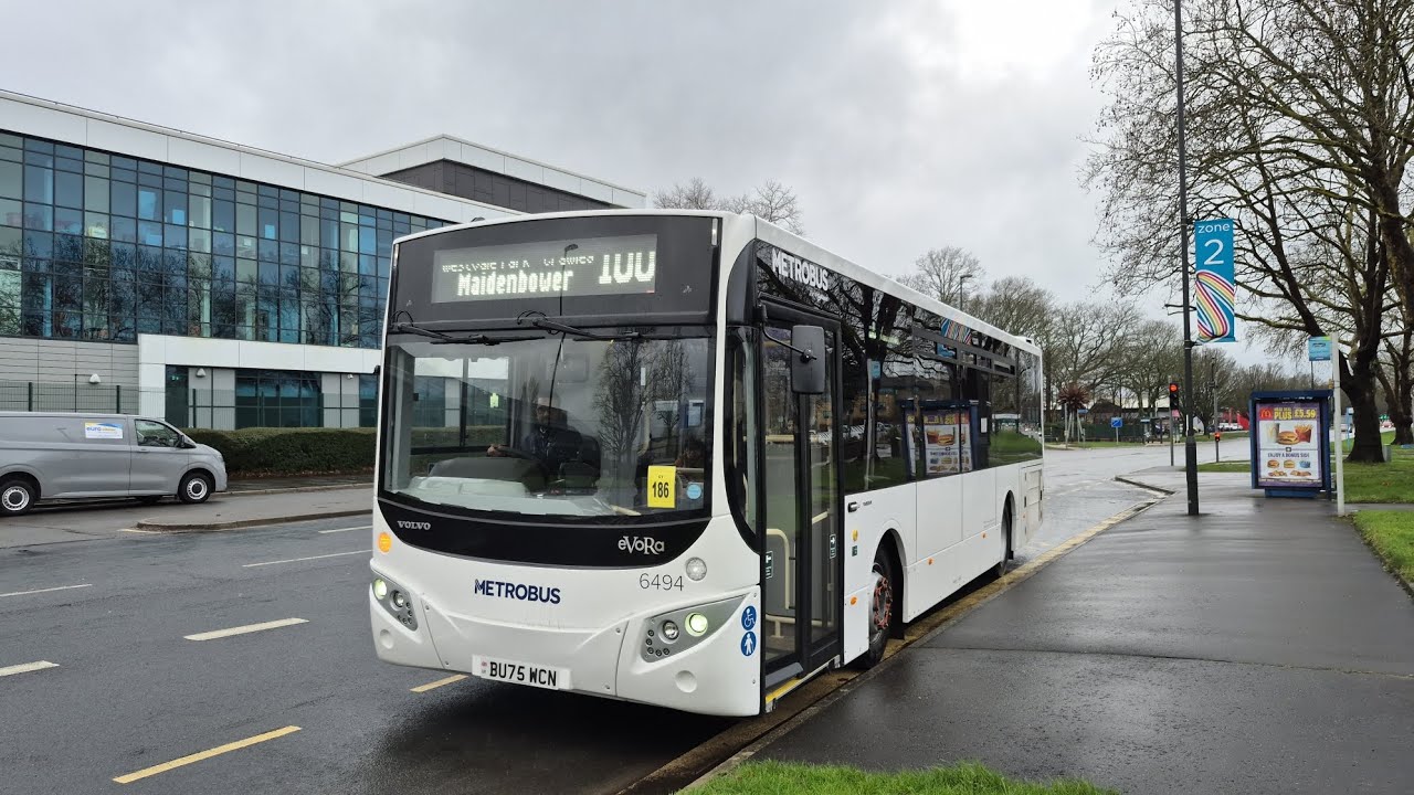 *Brand new* Metrobus Volvo B8RLE MCV Evora | 6494 (BU75 WCN) | Route 100