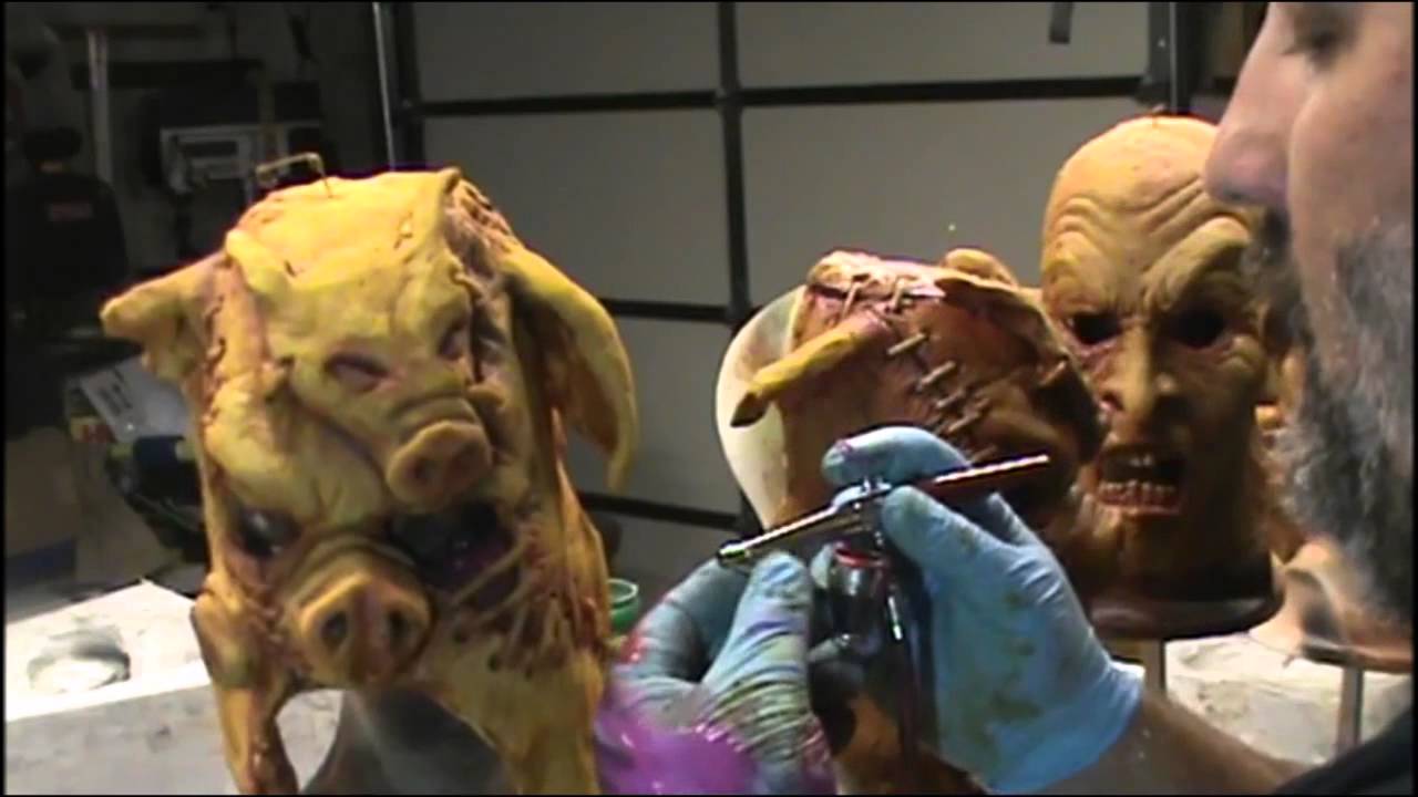 latex mask painting