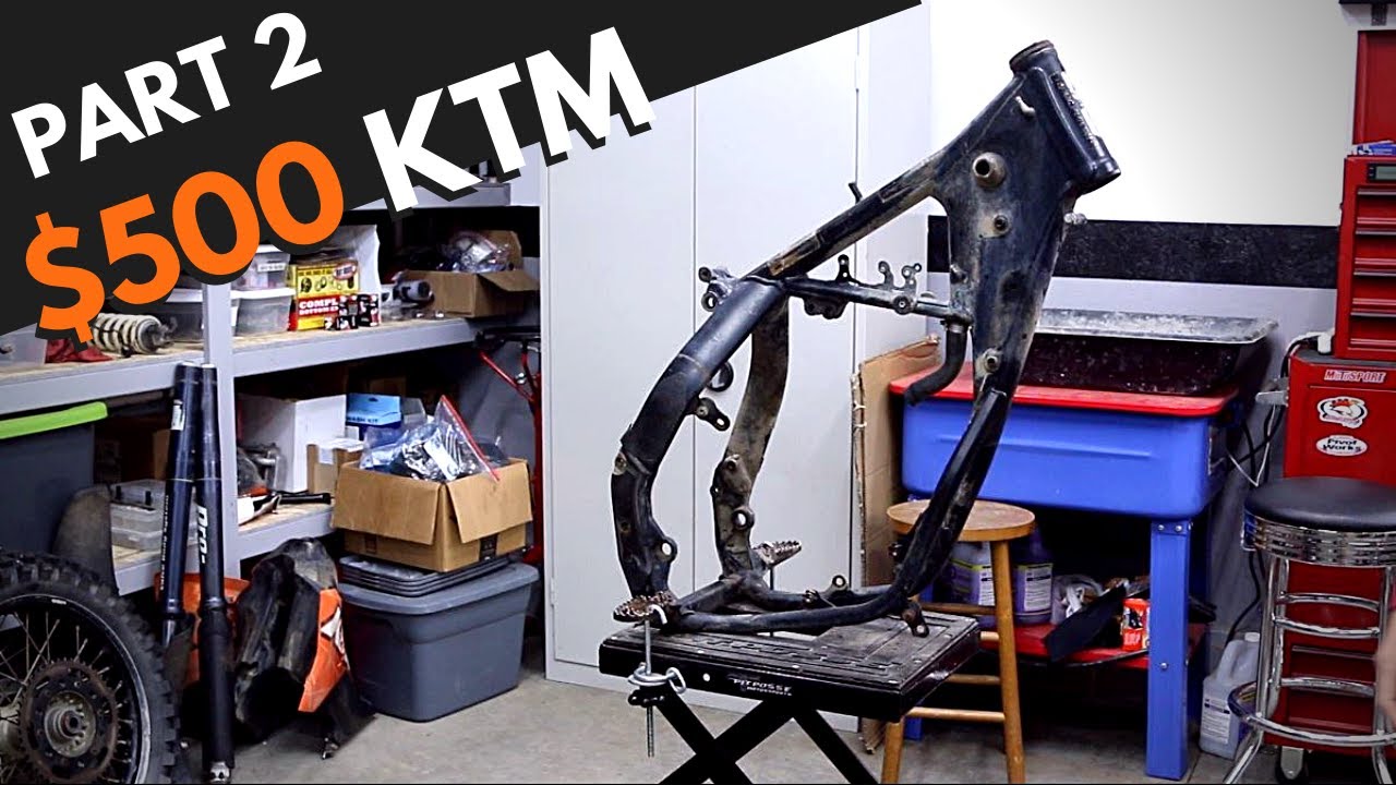 How To Flip Dirt Bikes for Profit / KTM Build Part 2 - The Tear Down