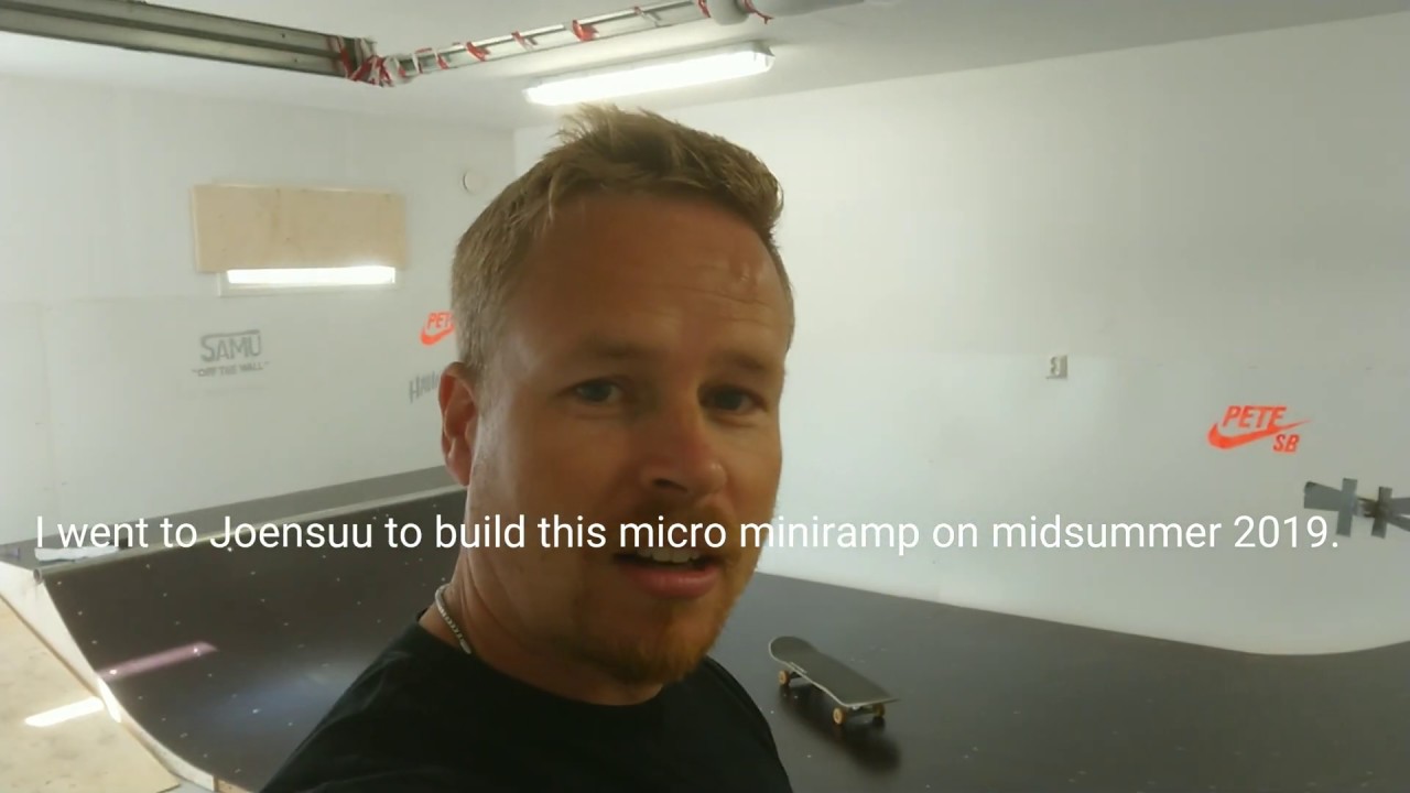 Saukki 2019. Rakensin micro minirampin Joensuuhun..