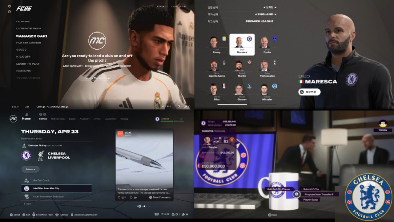 FIFA 16 MOD EA SPORT FC 26 NEW THEME CAREER MOD... 