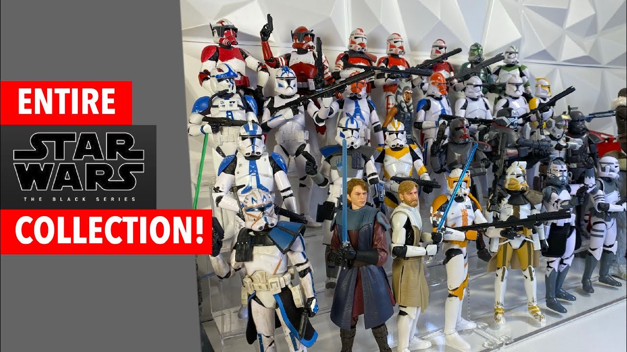 Entire Star Wars The Black Series Action Figure Collection!