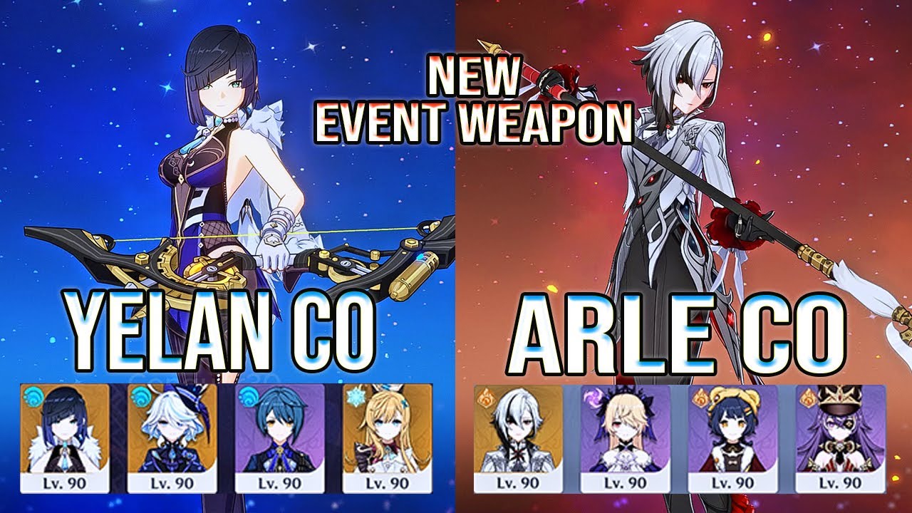 New Event Weapon Yelan C0 Freeze & Arlcchino C0 Spiral Abyss FLoor 12 genshin Impact