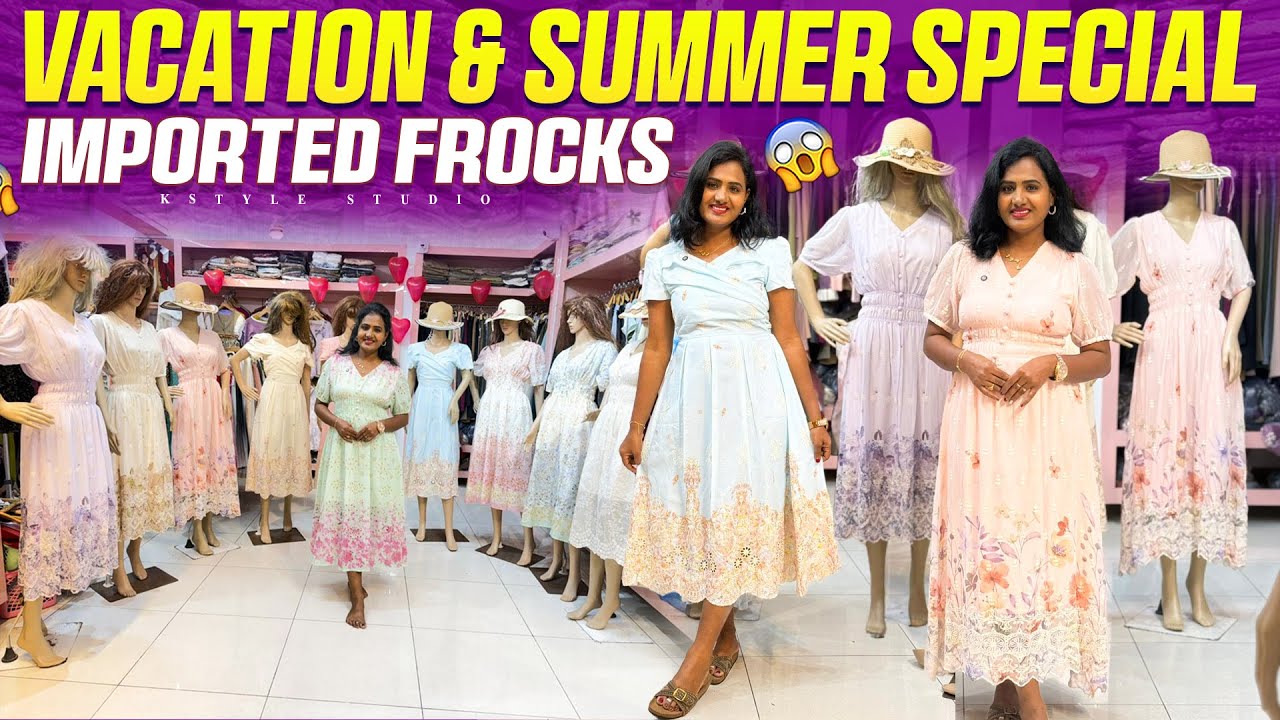 WOW&Cute look Imported frocks #KStyleStudio 