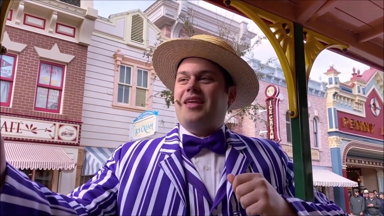 Disneyland Dapper Dans | Singing On Trolley | Barbershop Quartet