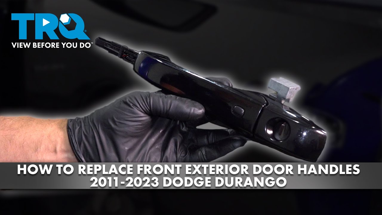 Как заменить передние наружные дверные ручки Dodge Durango 2011-2025
