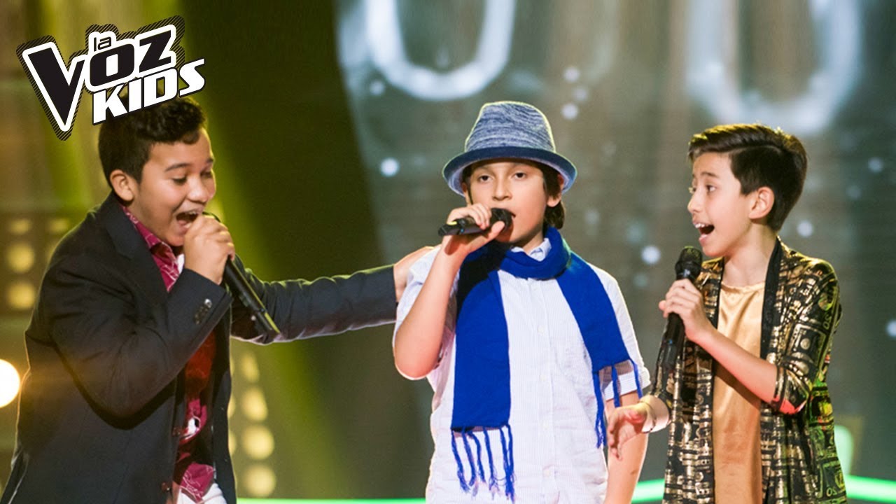 Juan David, Samuel Morales y Tono cantan Bonita - Batallas | La Voz Kids Colombia 2018