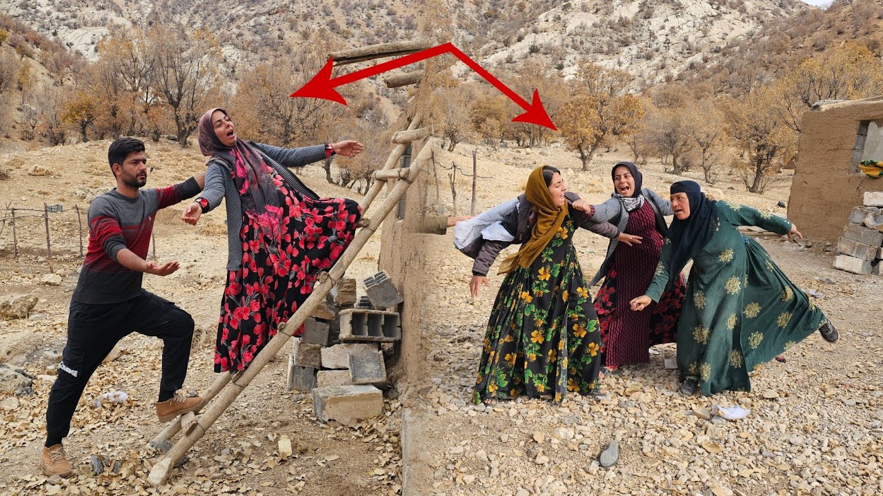 Courage of a Nomadic Mother in a Mountain Refuge: Brave Support of a Heroic Grandmother