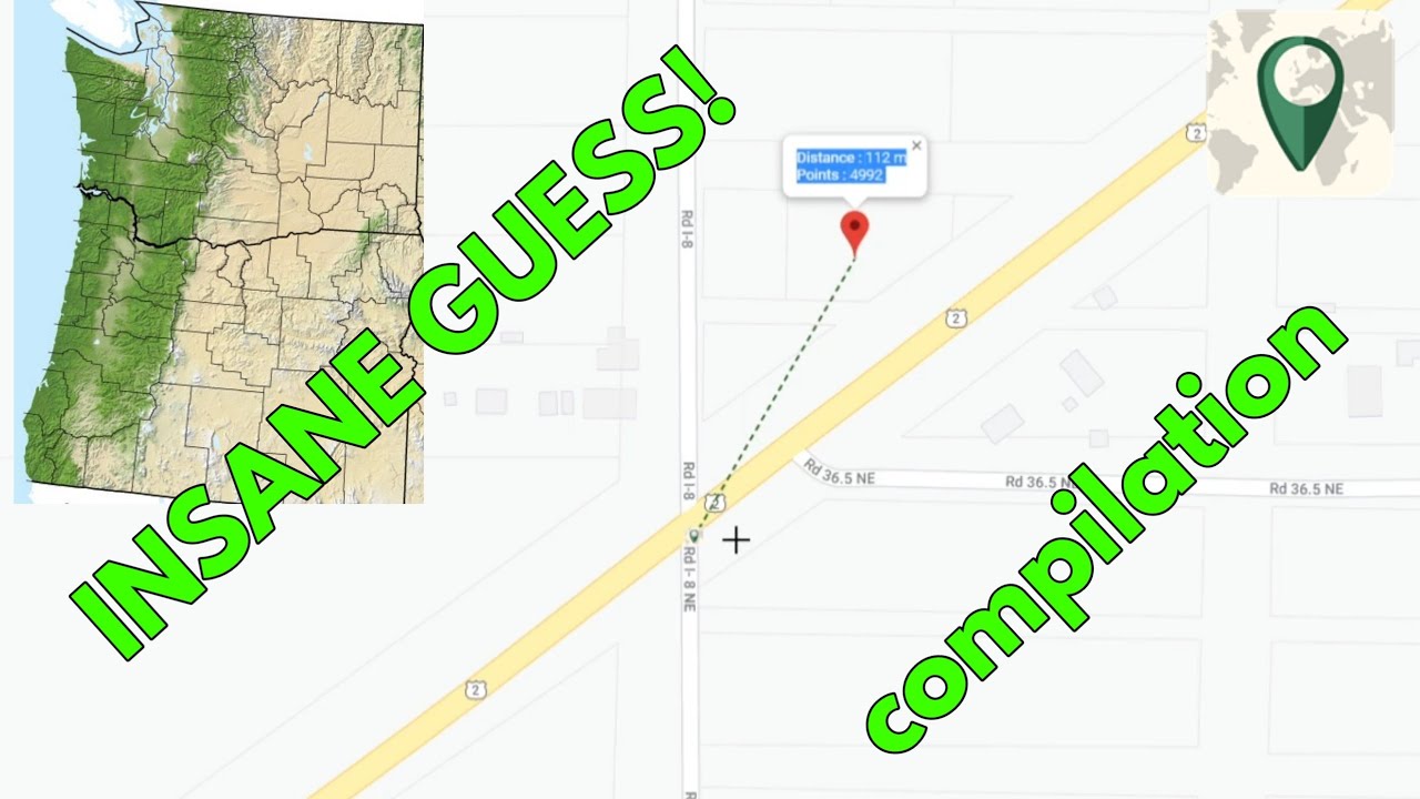 30 SECONDS TO GUESS LOCATION IN PACIFIC NORTHWEST | GEOGUESS COMPILATION | #1