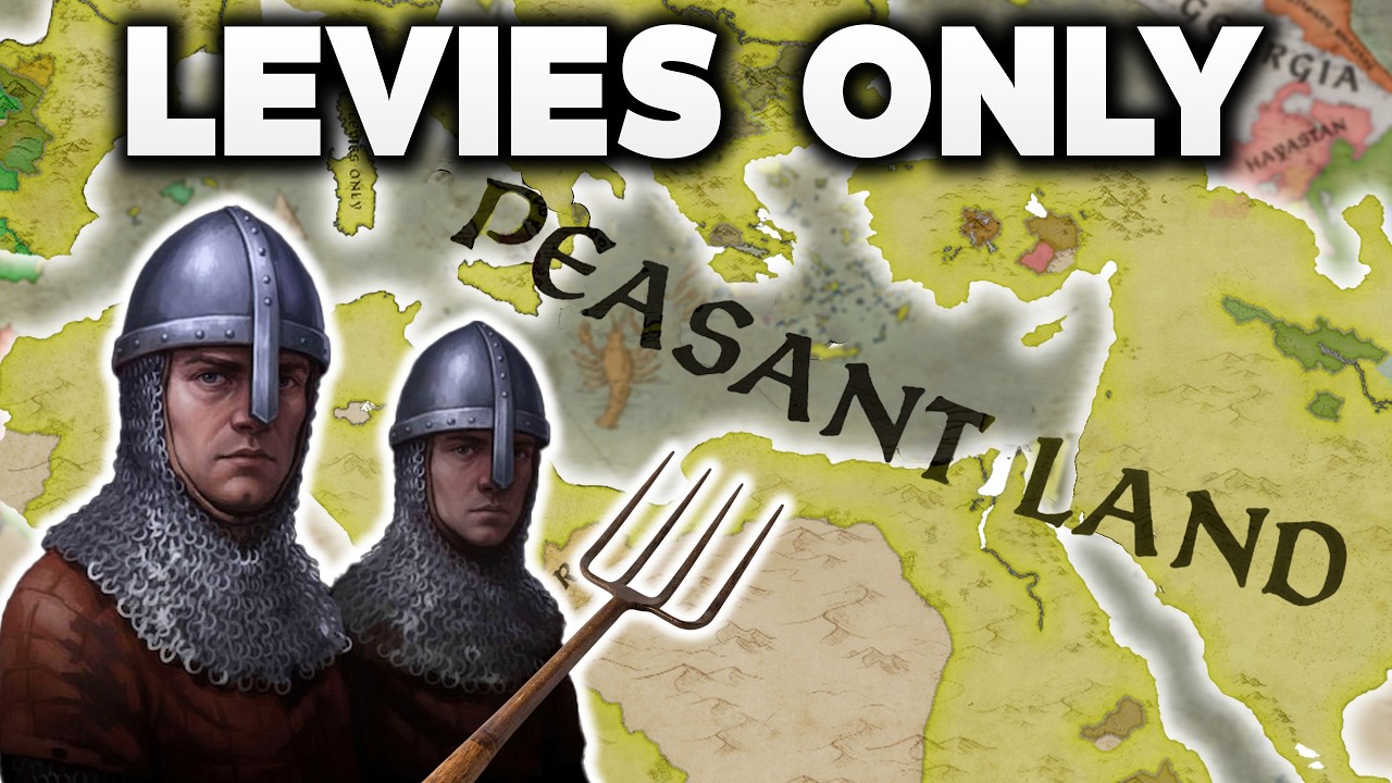 Fine, I'm Doing a Levies Only World Conquest in Crusader Kings III