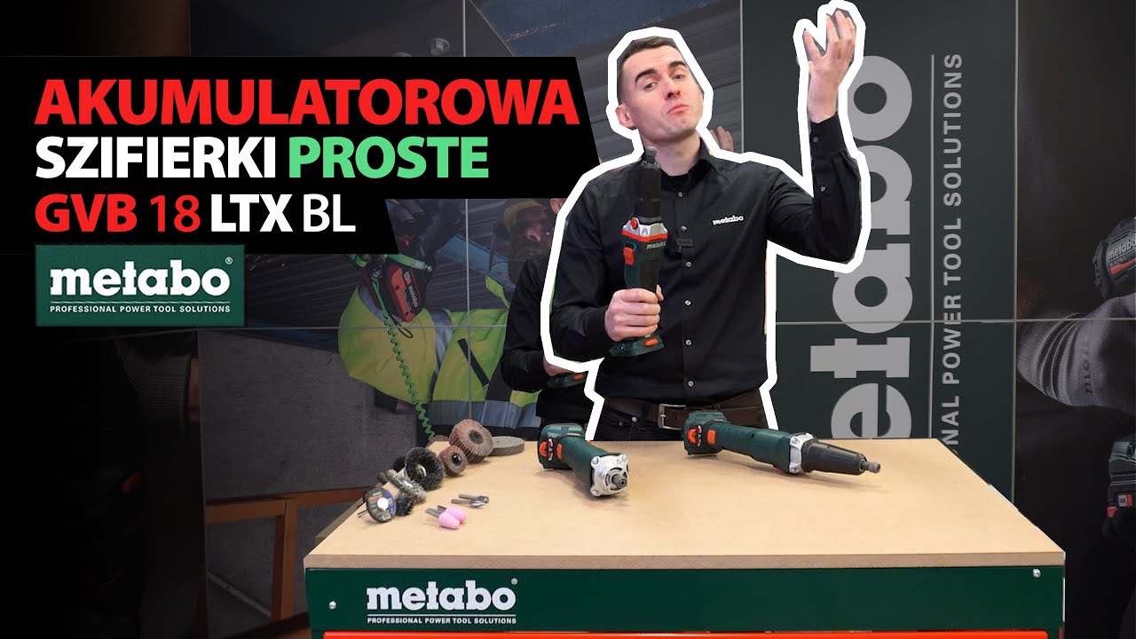 Akumulatorowe Szlifierki Proste | Metabo GVB 18 LTX BL #metabopolska