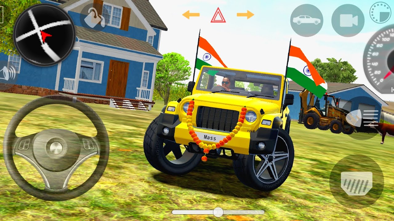 Modified Mahindra Thar😈Games:Indian Yellow Thar (Gadi Wala Games) Car Game Android Game - #2025