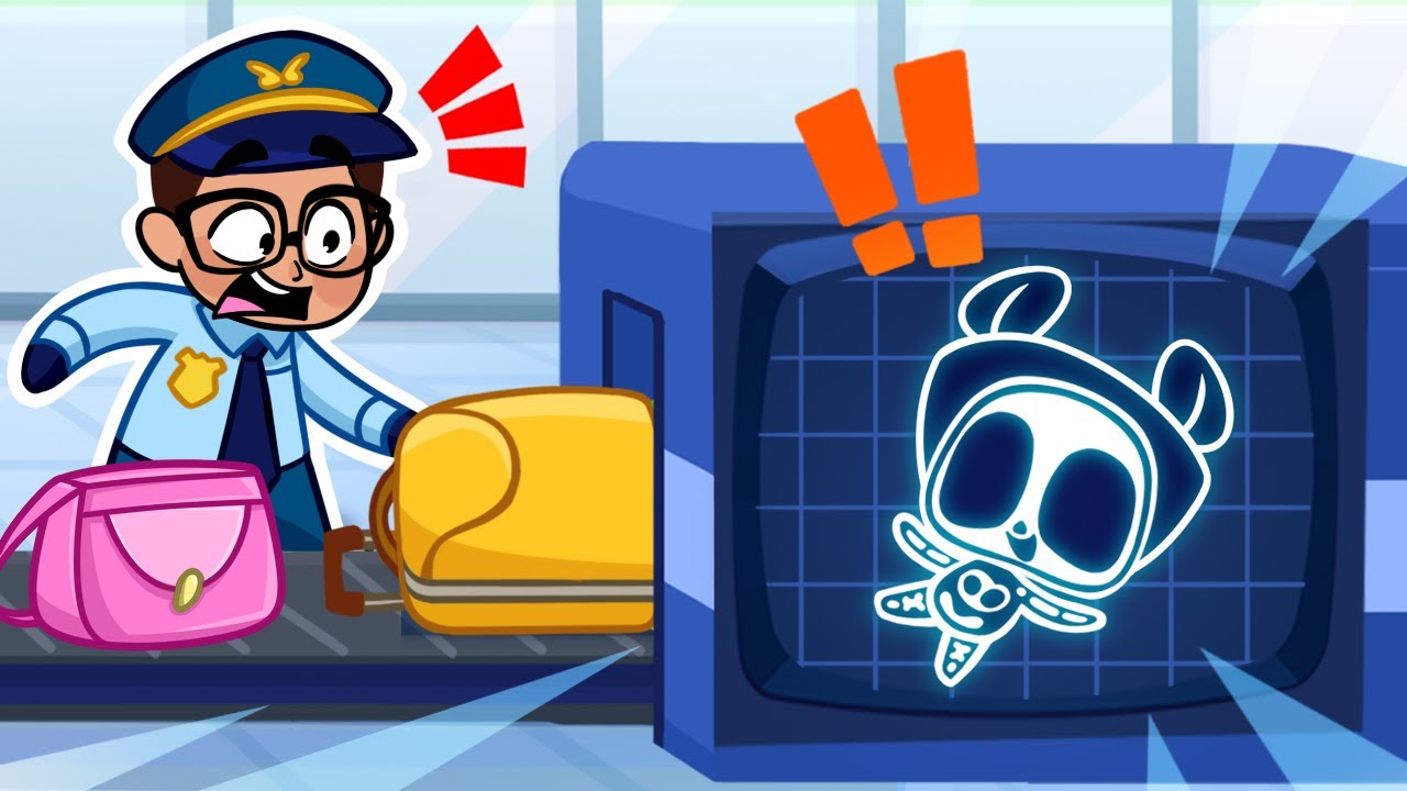 🩻✈️ Rayos X en el Aeropuerto ✈️🌎 Reglas de Seguridad del Aeropuerto ✈️👶 Bebé juega con la Maleta ✈️🌎