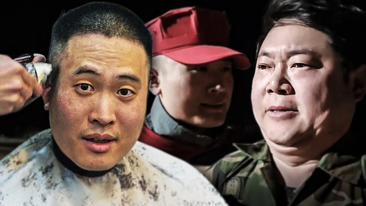 감스트 컨텐츠를 위해 삭발을 한 남자