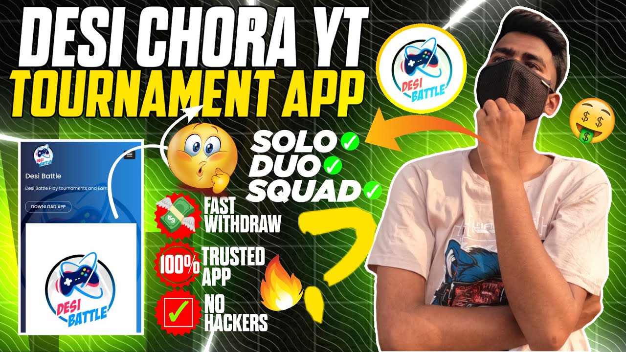Reviewing Desi Chhora Yt Tournament Application | Desi Battle App Real or Fake 🤔 | FF Tournament App