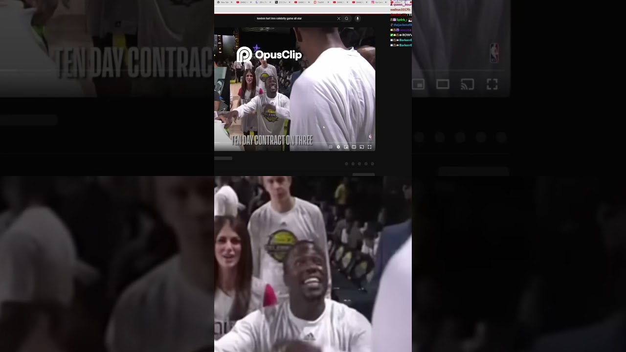 Kevin Hart's EPIC NBA Intro FAIL! Kai Laughs UNCONTROLLABLY!