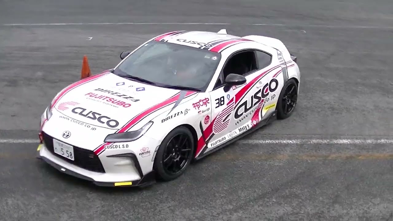 HSR九州ドリームコース２０２５年１０月５日JAF九州ジムカーナ選手権第９戦B４藤本泰則選手１本目（１：３９：１２８（P：１）
