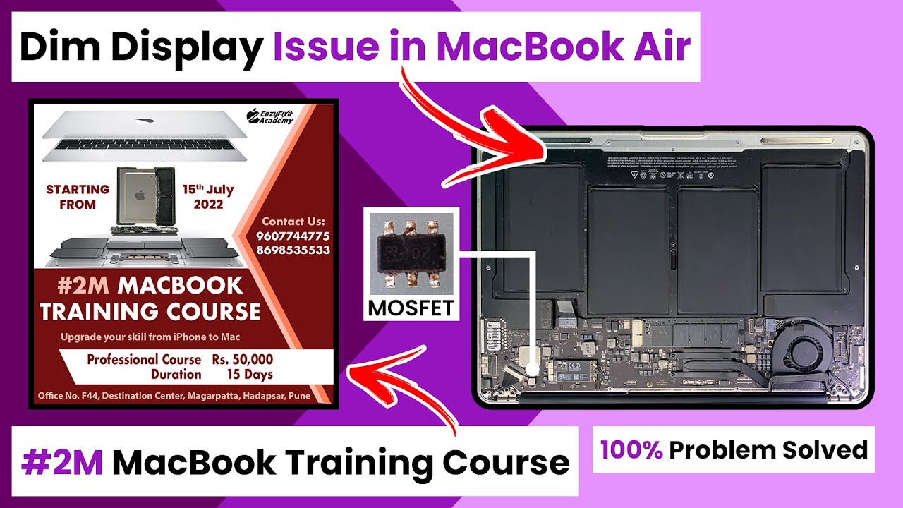 MacBook Air Dim Display Fix - How to Fix the Backlight Issue
