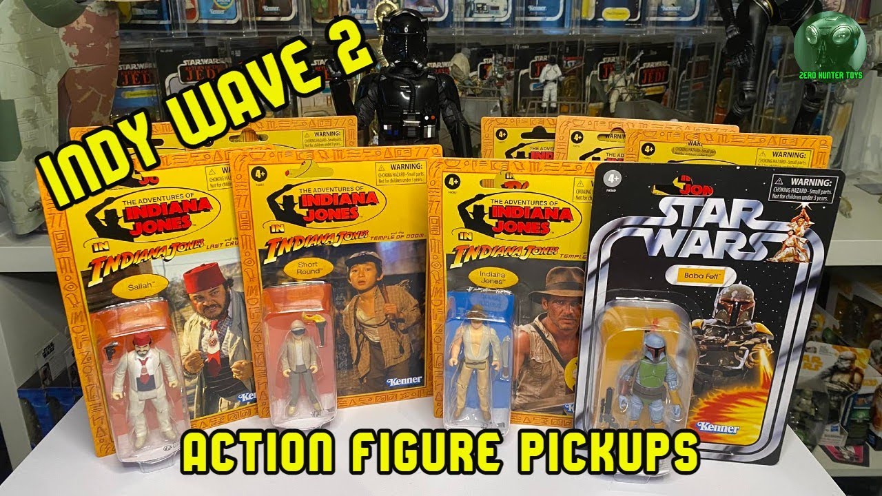 Indiana Jones Retro Figures wave 2 and more action figure Pickups.