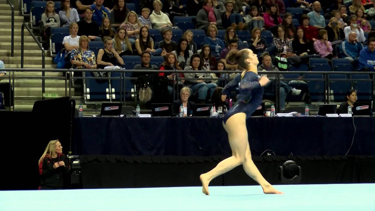 Catherine Lyons - Floor   2015 British Gymnastics Championships - Junior All Around