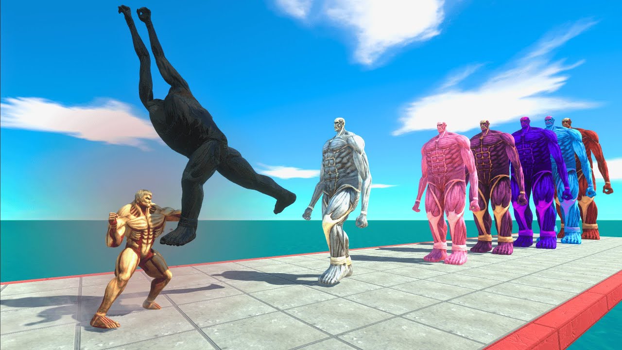 Creepy Monster to Titan VS 10 Levels of Colorful Colossal Titans – ARBS