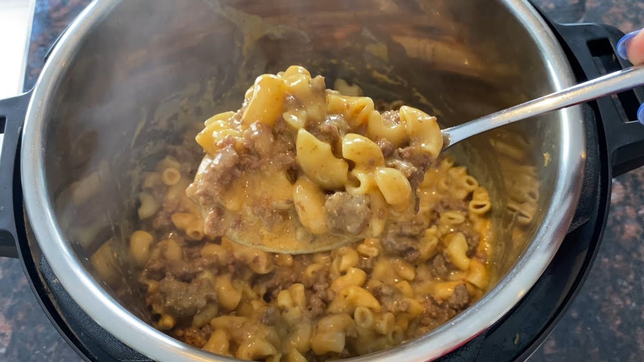 Instant Pot Boxed Hamburger Helper - How To Cook Hamburger Helper In The Instant Pot