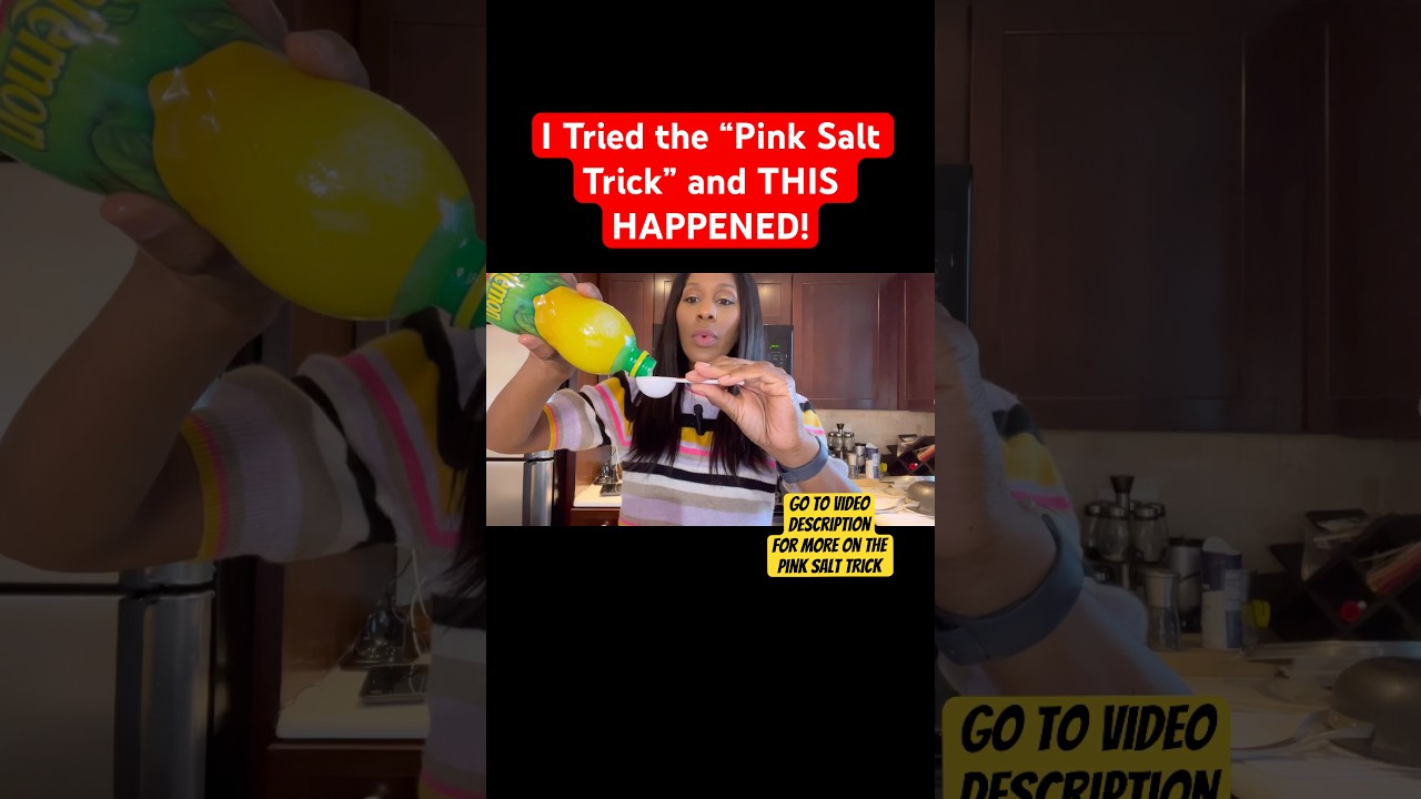 I TRIED THE &ldquo;PINK SALT TRICK&rdquo; & THIS HAPPENED! 🤢 #shortsfeed #shortsvideo #shorts