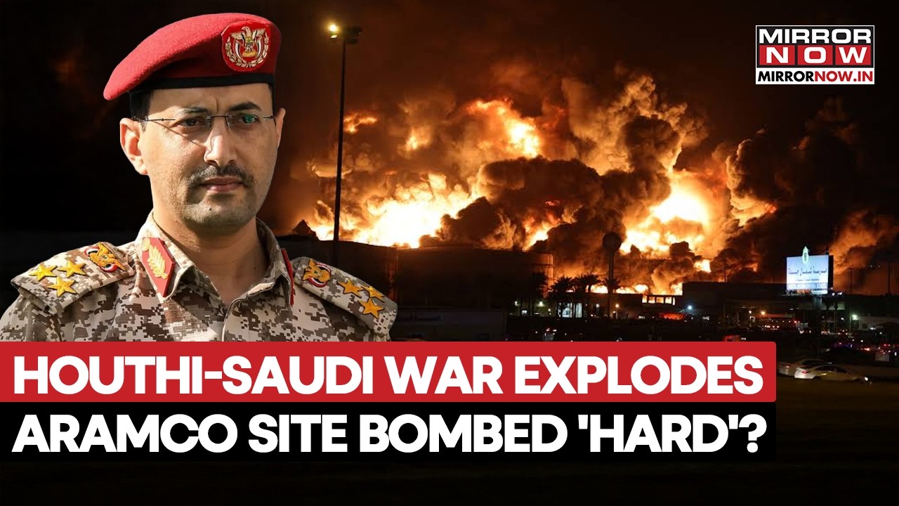 Houthis Bomb Saudi's Largest Oil Stabilisation Plant, ARAMCO Site In Flames After Drone Attack?