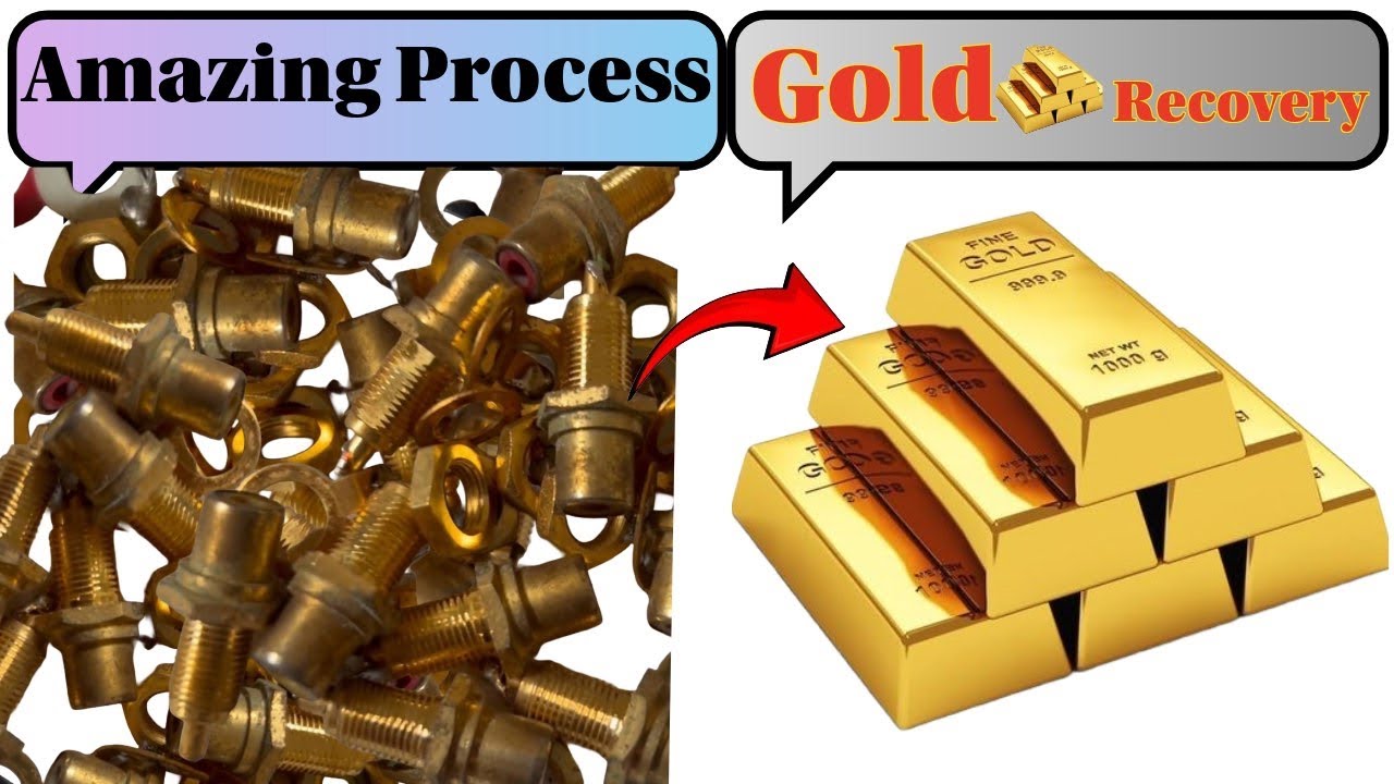 How To Recovery Gold From Computer Connector Part | 🤔 Gold Recovery | Experiment scrap|