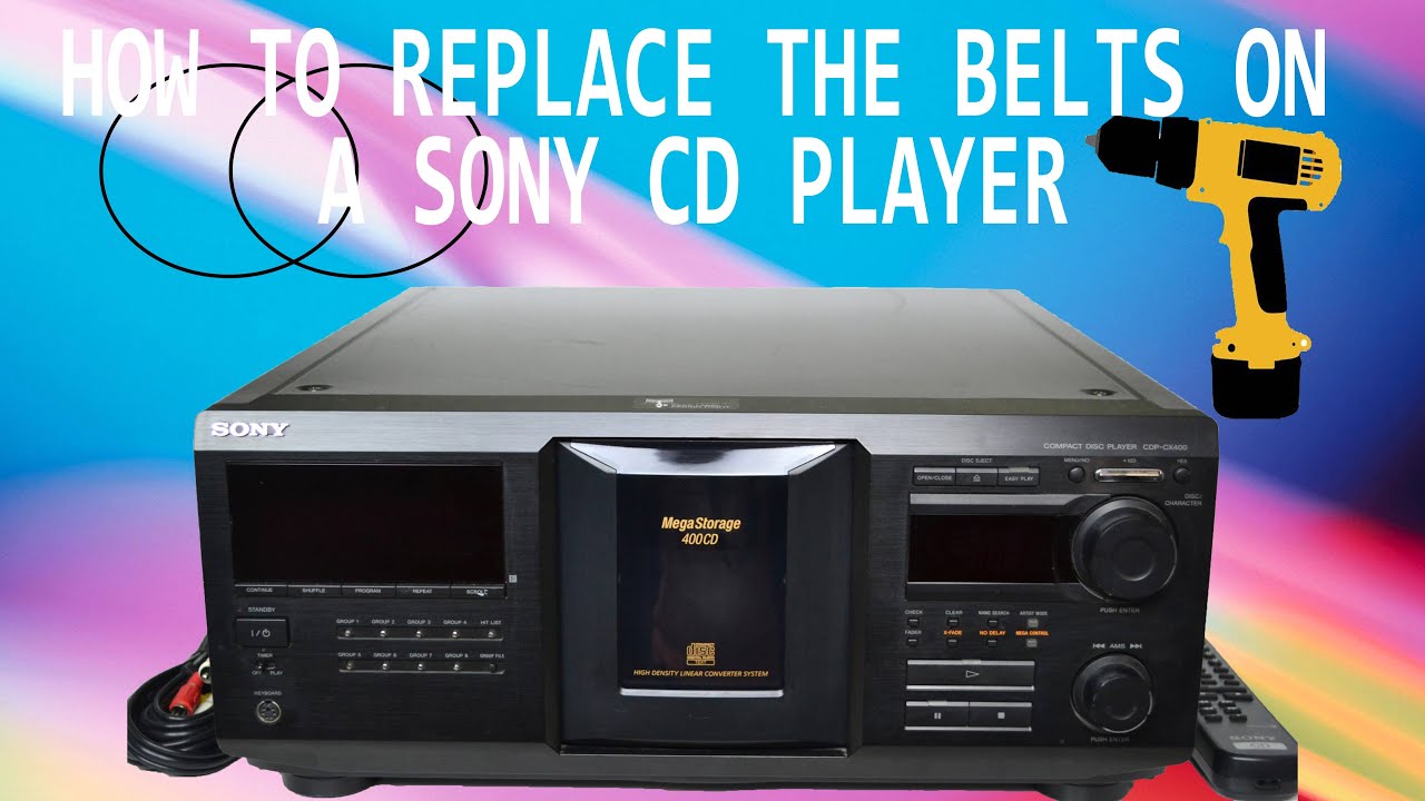 Как заменить ремни на CD-плеере SONY 400. Руководство по ремонту комплекта ремней.