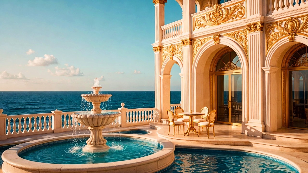 Ocean Fountain Cafe Ambience