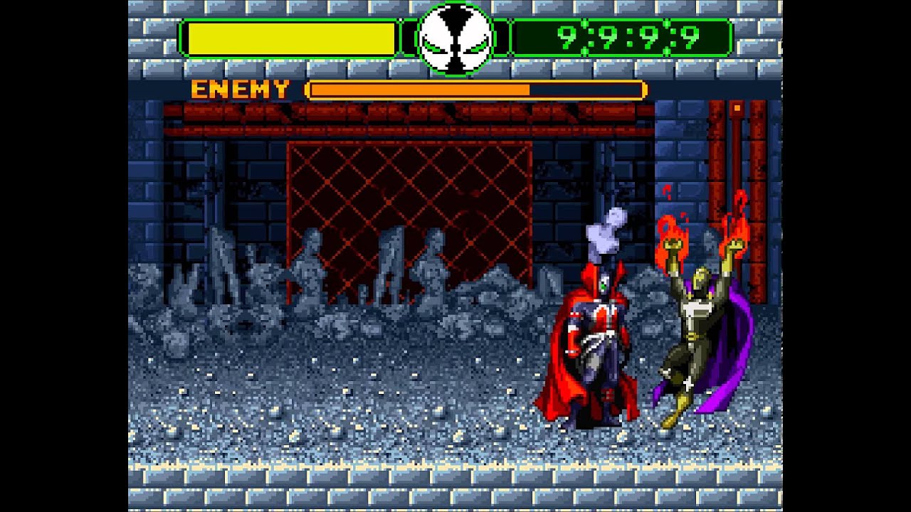 [SNES] Todd McFarlane's Spawn: The Video Game | Walkthrough Part 2 | Redeemer
