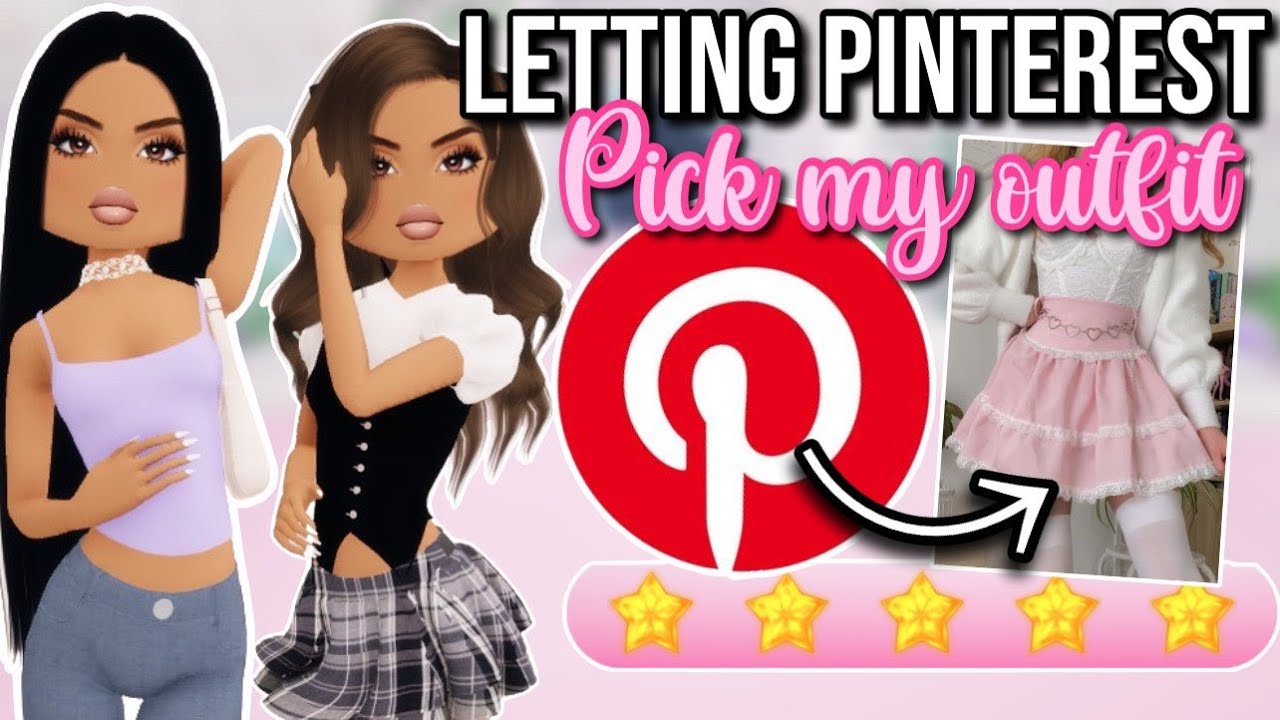 LETTING PINTEREST PICK OUT MY OUTFIT IN DRESS TO IMPRESS | Roblox Dress To Impress