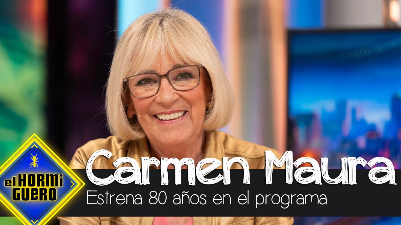Carmen Maura estrena sus 80 años en directo - El Hormiguero