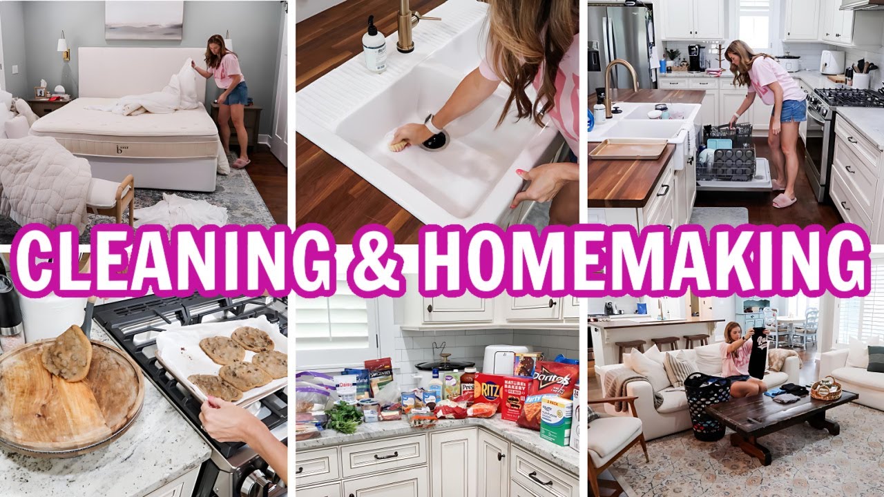 CLEANING & HOMEMAKING + GROCERY HAUL | Let's Check Off the To Do List!