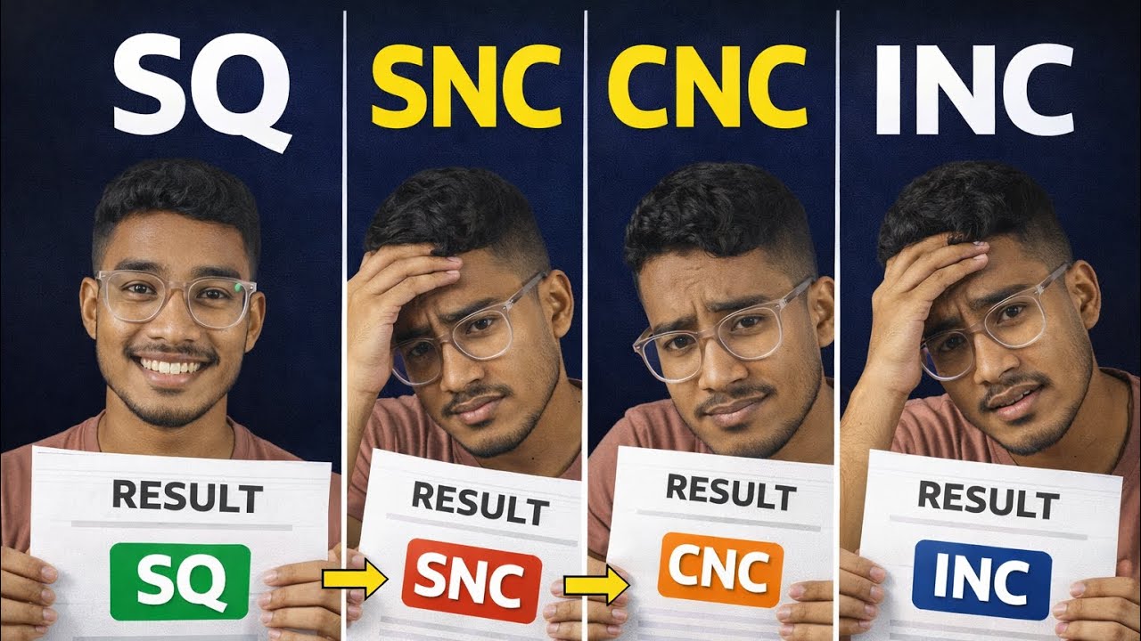 BKU Result এ SQ, SNC, CNC, INC মানে কী? | Bankura University Result Full Guide