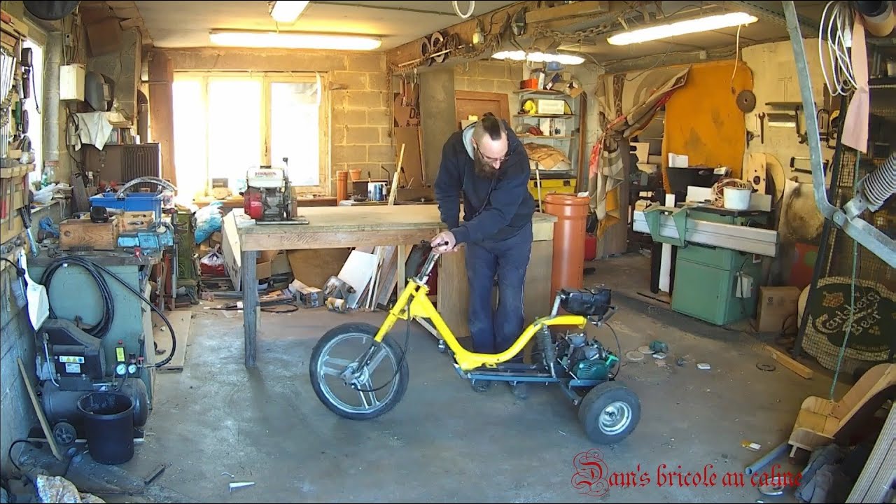 Après le trike de descente, un trike à moteur. ép1