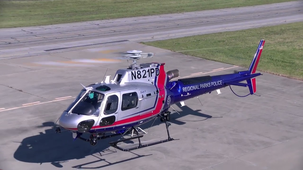 East Bay Regional Parks Eagle 8 AS350B3 N821PD 4K