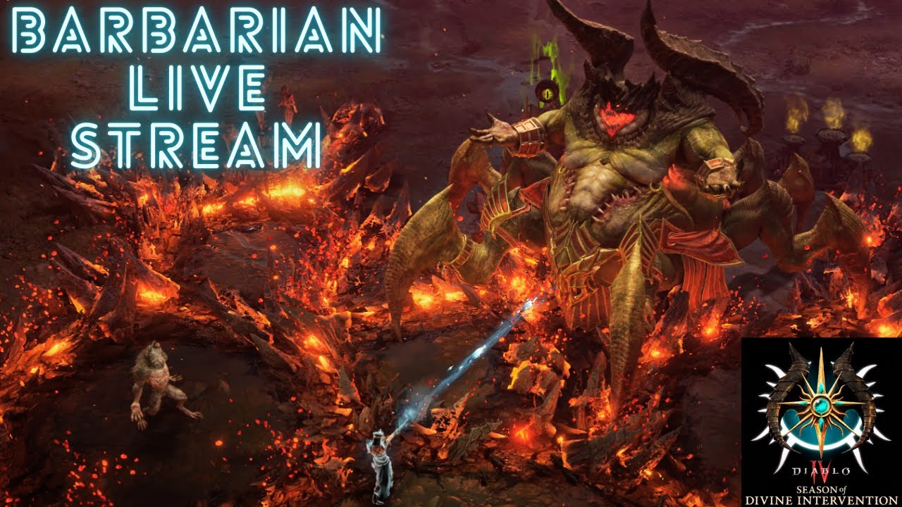 Diablo 4 - Season 11 Barbarian Leveling!