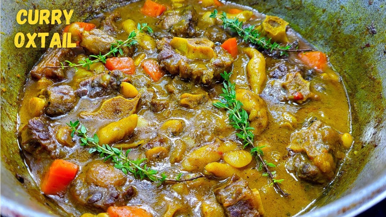 Taste the Best Jamaican Dish with JUENFO Kitchen's Curry Oxtail Recipe!