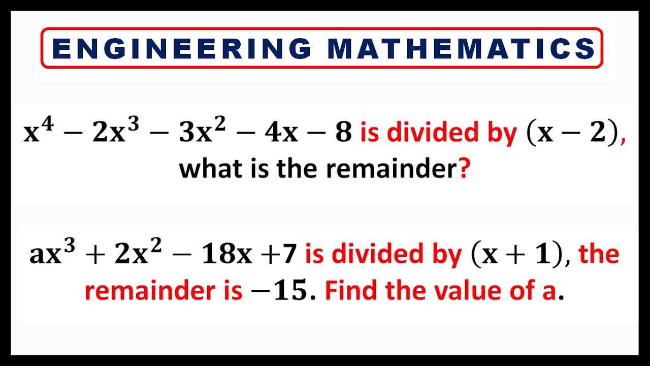 THEORY OF EQUATIONS || ENGINEERING MATHEMATICS
